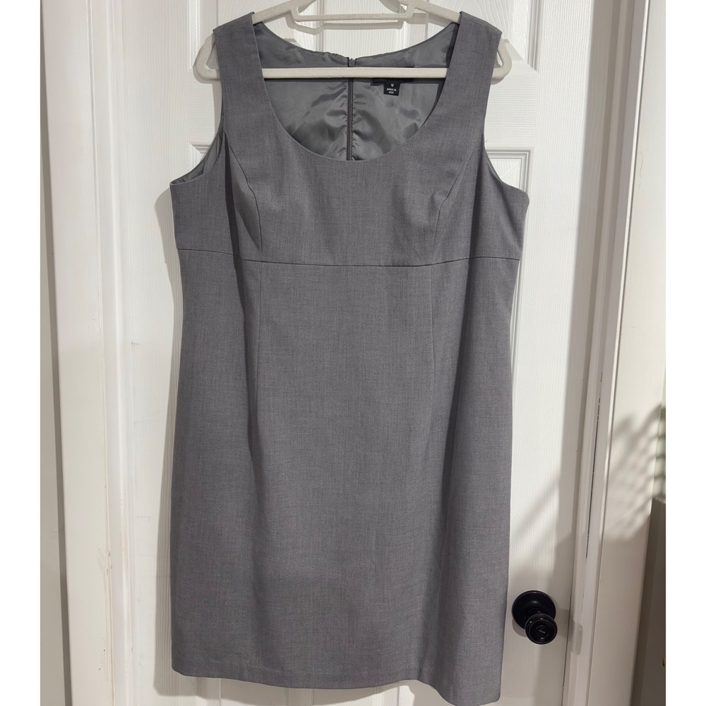 R&M Richards Womens Sleeveless Sheath Dress Size 18 Made in USA Career Wear 90s